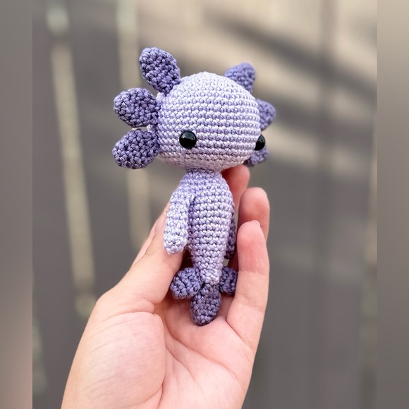 Crochet Axolotl - Picture 2 of 6